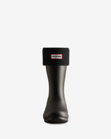 Fleece Short Boot Sock Black