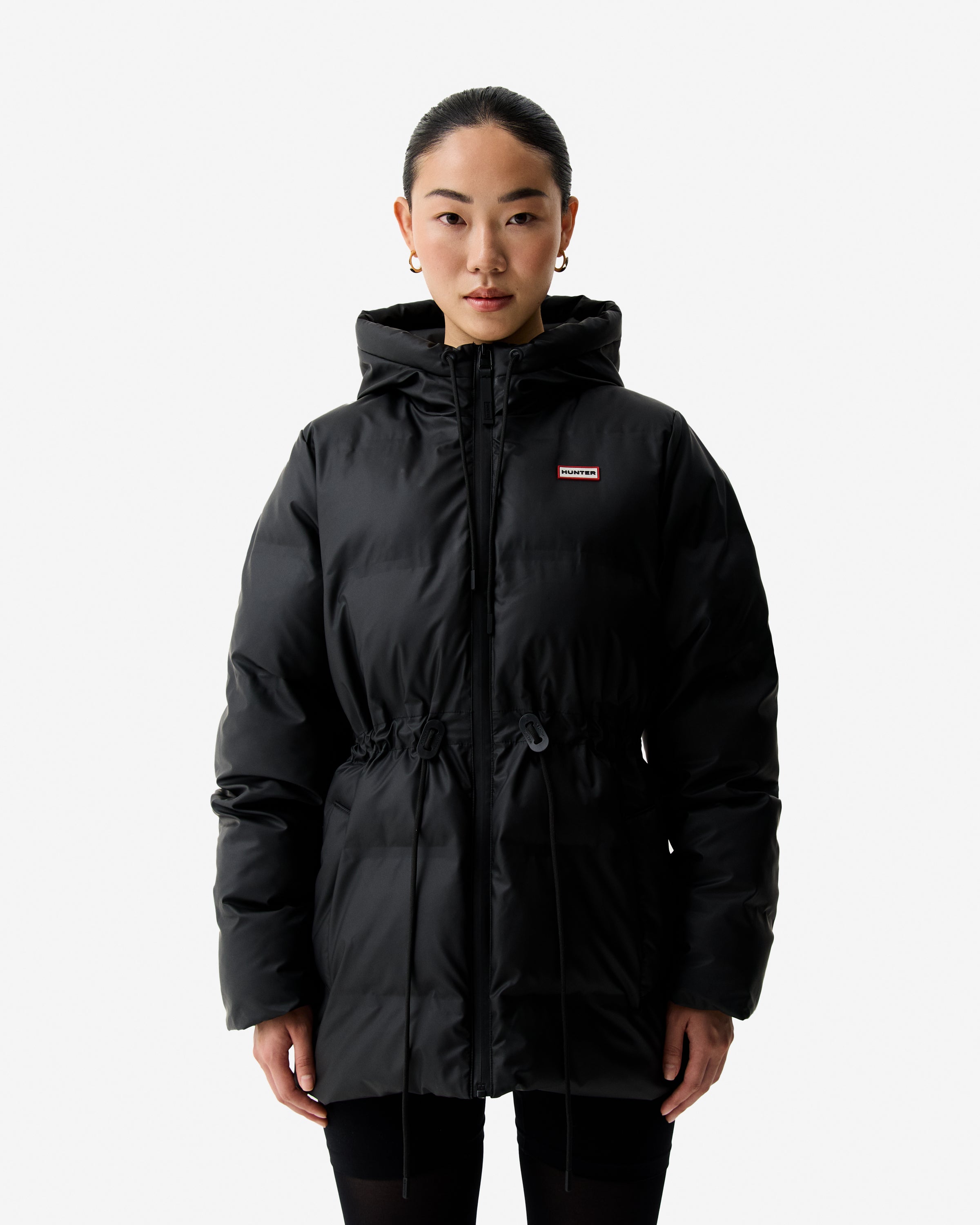 Women's Lemhi Sonic Welded PU Puffer Jacket Black – Hunter Boots