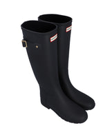 Women's Refined Gold Trim Tall Boot Black