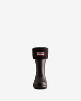 Kids Fleece Boot Sock Black