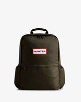 Nylon Large Backpack Dark Olive