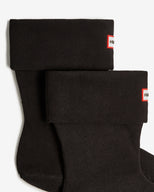 Fleece Short Boot Sock Black