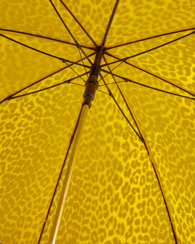 Unisex GANNI X Hunter Umbrella Lemon/Leopard