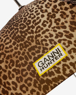 Unisex GANNI X Hunter Umbrella Lemon/Leopard