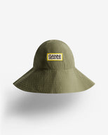 Unisex GANNI x Hunter Waterproof Bucket Hat Green