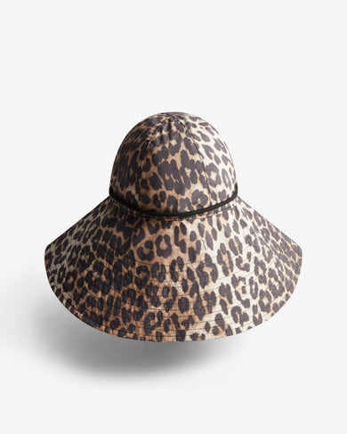 Unisex GANNI x Hunter Waterproof Bucket Leopard