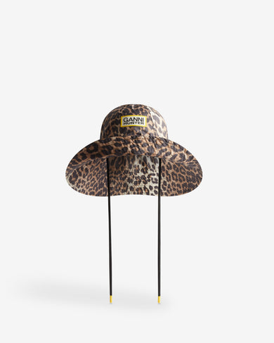Unisex GANNI x Hunter Waterproof Bucket Leopard