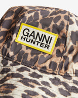 Unisex GANNI x Hunter Waterproof Bucket Leopard