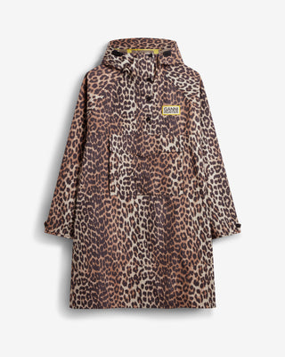 Unisex GANNI x Hunter Waterproof Poncho Leopard