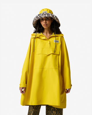 Unisex GANNI x Hunter Waterproof Poncho Lemon