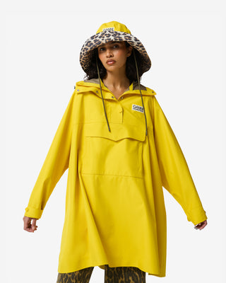 Unisex GANNI x Hunter Waterproof Poncho Lemon