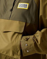 Unisex GANNI x Hunter Waterproof Poncho Green