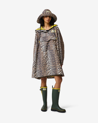 Unisex GANNI x Hunter Waterproof Poncho Leopard