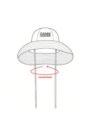 Unisex GANNI x Hunter Waterproof Bucket Hat