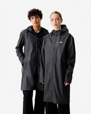 Unisex Downpour Andrea Pu Raincoat Black