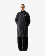 Unisex Downpour Andrea Pu Raincoat Black