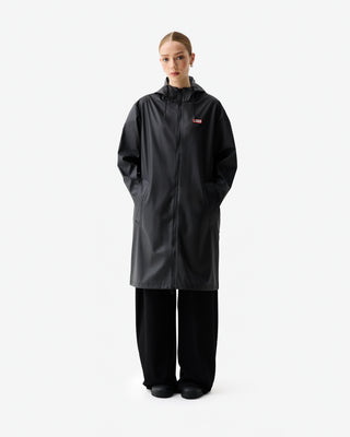 Unisex Downpour Andrea Pu Raincoat Black