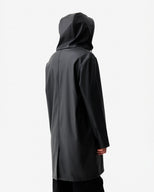 Unisex Downpour Andrea Pu Raincoat Black
