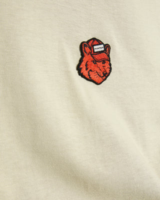Maison Kitsuné x Hunter Fox Head Patch Tee Shirt Stone Beige