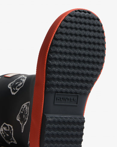Maison Kitsuné x Hunter Fox Heads Kids First Contrast Night Sky/ Burnt Orange