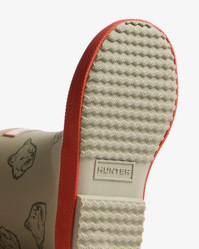 Maison Kitsuné x Hunter Fox Heads Kids First Tonal Ash Tree/Burnt Orange