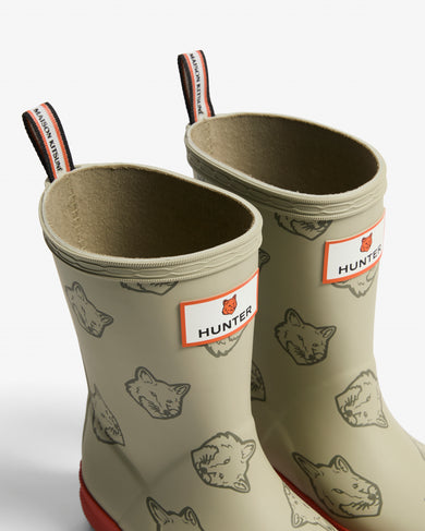 Maison Kitsuné x Hunter Fox Heads Kids First Tonal Ash Tree/Burnt Orange