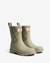 Maison Kitsuné x Hunter Unisex Chevron Downpour Boot Ash Tree/Sliver Sage