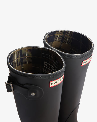 Women's Original Tall Tartan Lining Black/Dark Olive