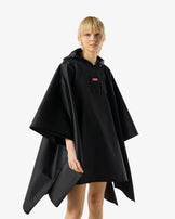 Unisex Hunter Packable Poncho Black