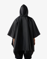 Unisex Hunter Packable Poncho Black
