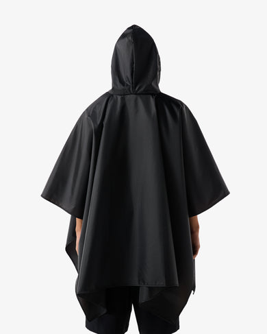 Unisex Hunter Packable Poncho Black