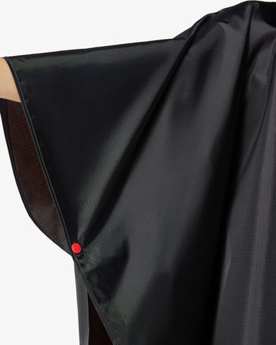 Unisex Hunter Packable Poncho Black