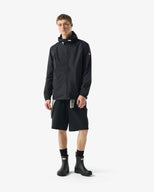 Unisex Play Packable Shell Rain Jacket Black