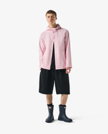 Unisex Downpour Izzy Pu Hooded Jacket Parfait Pink