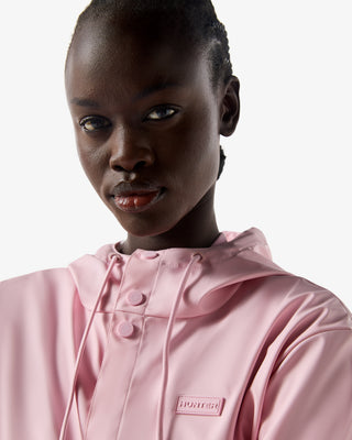 Unisex Downpour Izzy Pu Hooded Jacket Parfait Pink