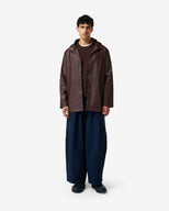 Unisex Downpour Jo PU Raincoat Chocolate Brown