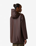 Unisex Downpour Jo PU Raincoat Chocolate Brown