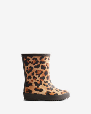Kids First Boot Leopard Print/Chocolate Brown