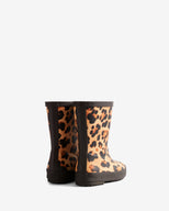 Kids First Boot Leopard Print/Chocolate Brown