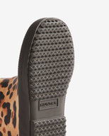 Kids First Boot Leopard Print/Chocolate Brown