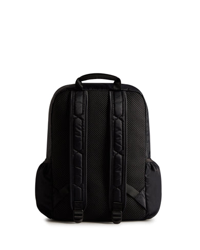Nylon Large Backpack Black