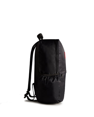Nylon Large Backpack Black