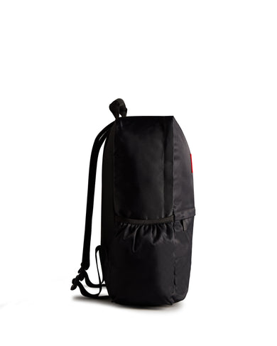 Nylon Large Backpack Black