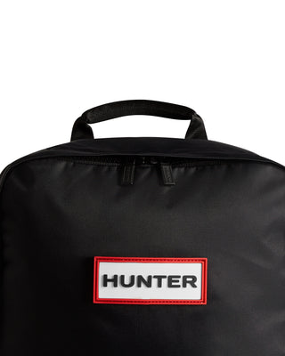 Nylon Large Backpack Black