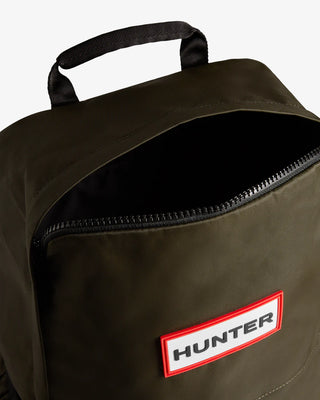 Nylon Large Backpack Dark Olive