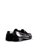 Women's Refined Bow Gloss Penny Loafer Black