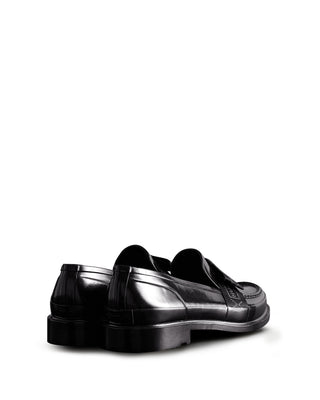 Women's Refined Bow Gloss Penny Loafer Black