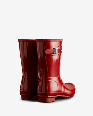 Women's Original Short Gloss Boot Military Red