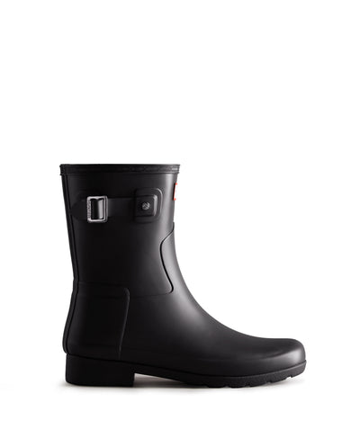 Women's Refined Short Boot Black
