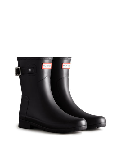 Women's Refined Short Boot Black